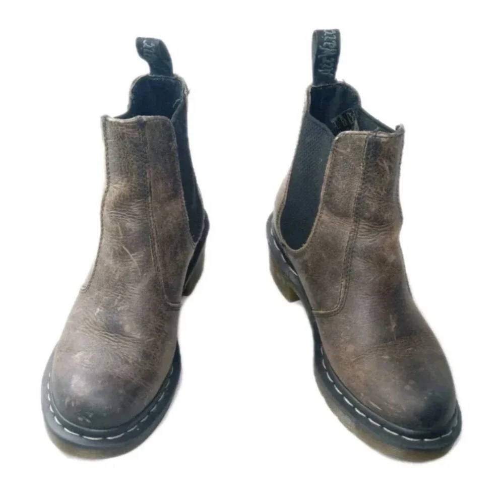 Dr. Martens Cadence Greenland Heeled Chelsea Boots Women's Size 6 - Picture 3 of 9